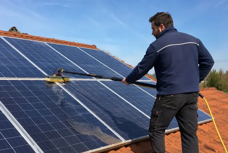 Nettoyage et entretien de panneaux solaires à Salignac-Eyvigues